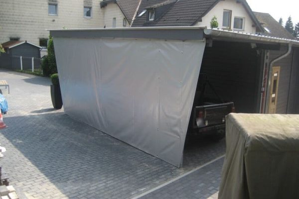 Carport Seitenplane
