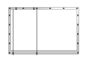 Vollflächiges Fenster und Tür