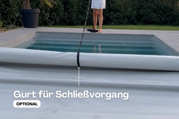 Gurt für Schließvorgang