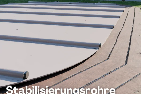 Ovale Stangenabdeckung Stabilisierungsrohre