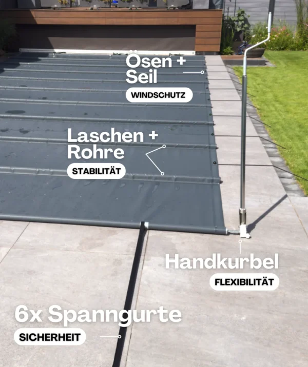 Pool-Stangenabdeckung-Zubehör