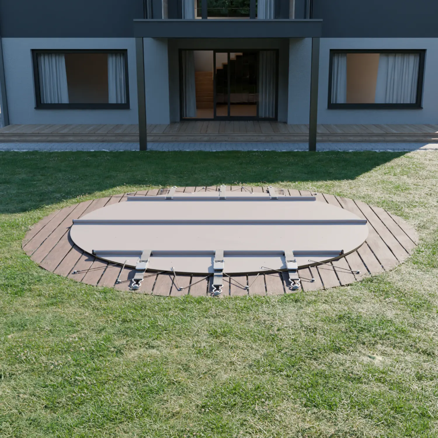 Runde Stangenabdeckung nach Maß