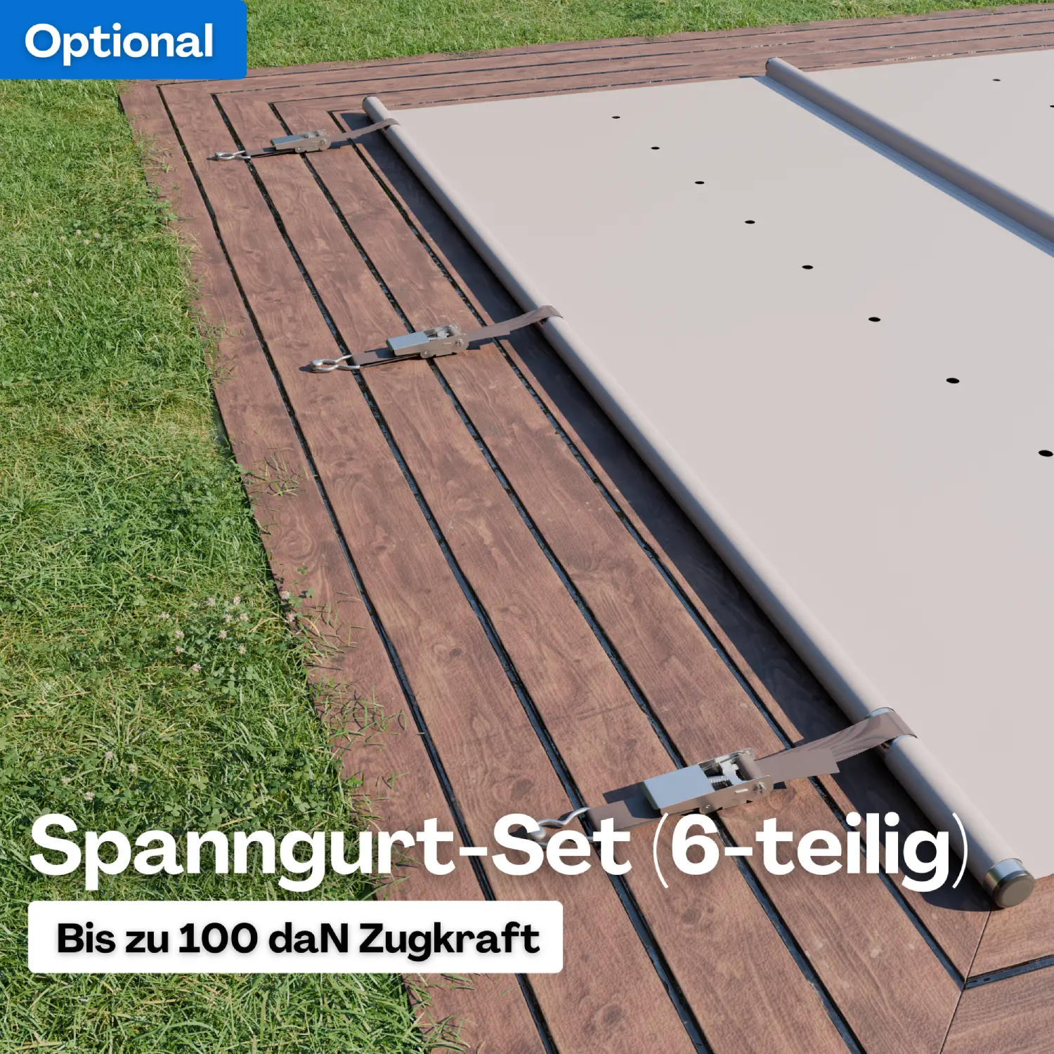 IntemaGUARD® Stangenabdeckung – Poolabdeckung rechteckig – Bild 3