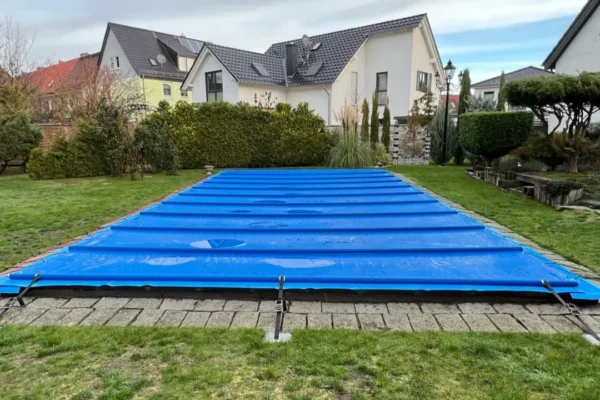 Stangenabdeckung-Rechteckig-Blau