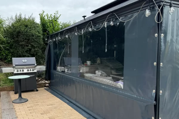 Terrassenplane mit Fenster nach Maß-Anthrazit