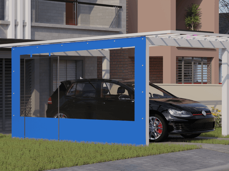 Carportplane befestigen