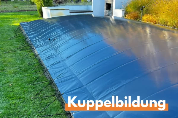 Kuppelbildung-aufblasbare Poolabdeckung