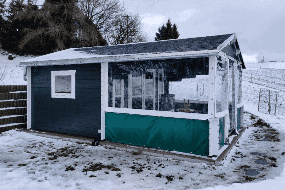 Textiler Wintergarten | Terrassenplane
