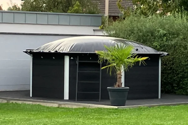 Aufblasbare Poolabdeckung Achteckig