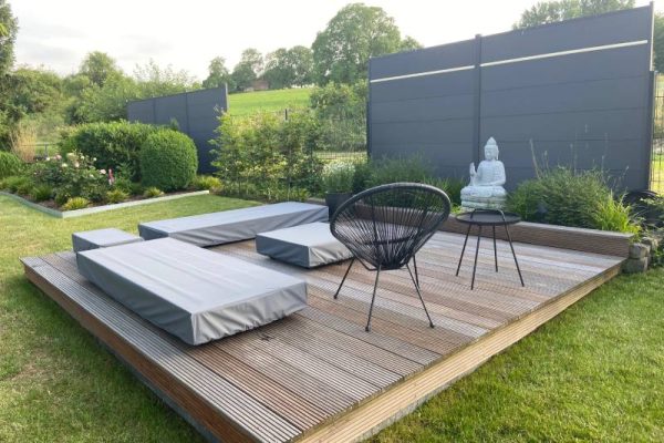 Abdeckhaube rechteckig nach Maß, Lounge Abdeckung