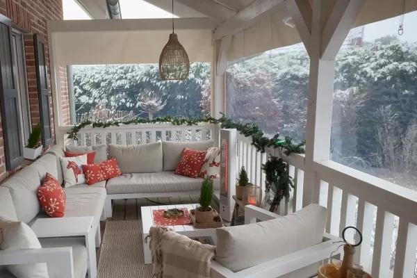 Verandaplane mit Fenster