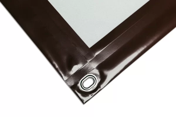Transparente_Plane_nach_Maß_Saum_Ovalöse_Nickel_SchokobraunRAL8017