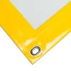 Transparente_Plane_nach_Maß_Saum_SignalgelbRAL1003_Ovalöse_nickel