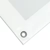 Transparente_Plane_nach_Maß_Saum_WeißRAL9016_Rundöse_nickel