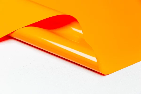 lkw-Plane-orange-RAL1003-Falte