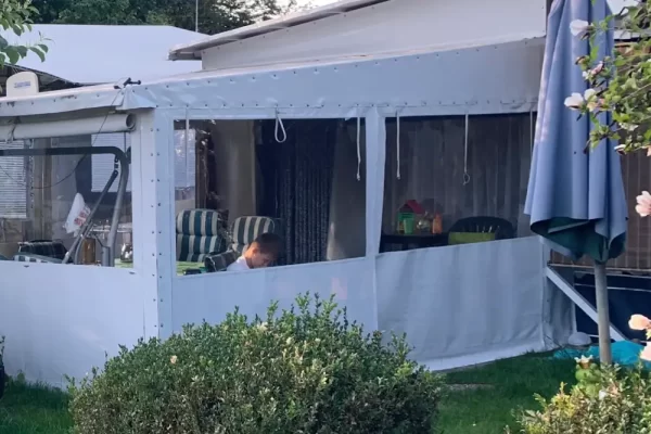 Windschutz für Camping