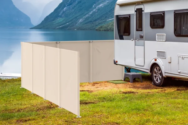 Windschutz Camping-Matt Sand