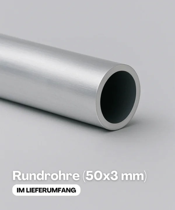 Stangenabdeckung-Aluminium Rundrohre 50x3