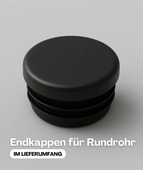 Stangenabdeckung-Endkappen für Rundrohre