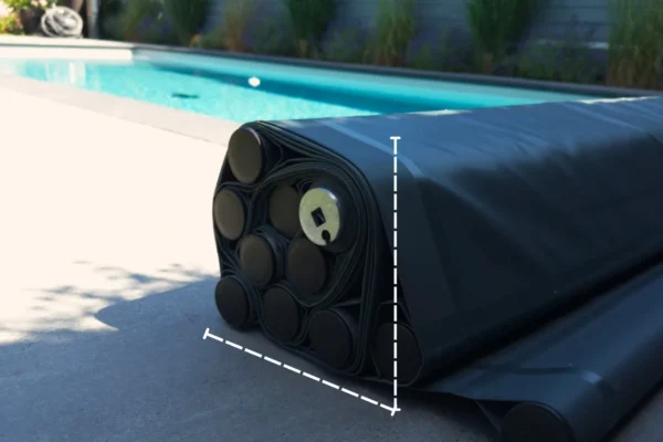 Pool Stangenabdeckung Platzbedarf