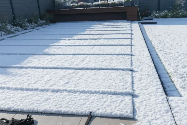 Rechteckige Stangenabdeckung im Winter-Ideale Winterabdeckung