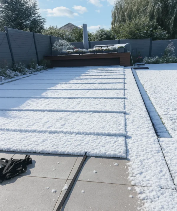 Rechteckige Stangenabdeckung im Winter-Ideale Winterabdeckung