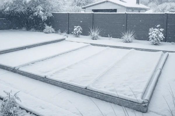 Winter Poolabdeckung nach Maß