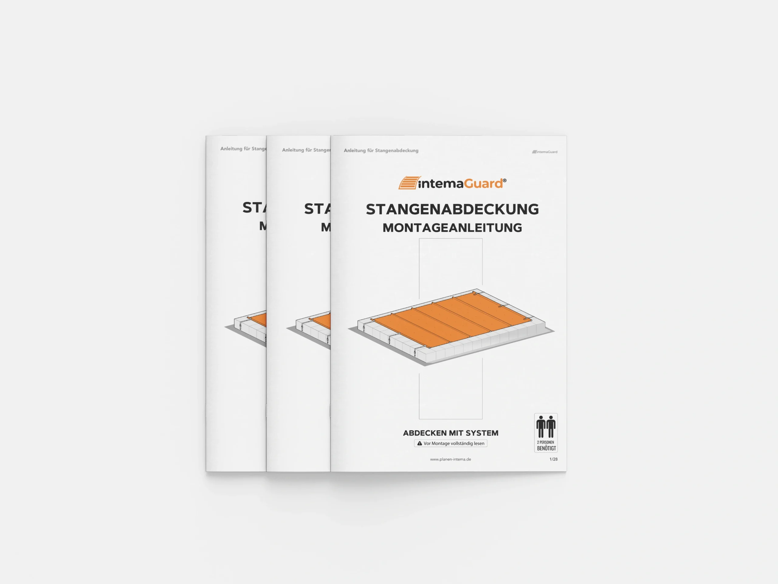 Montage Stangenabdeckung Rollschutzabdeckung