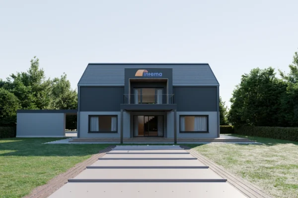 Rechteckige Stangenabdeckung-Haus