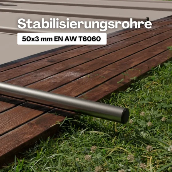 Stangenabdeckung Rollschutzabdeckung Stabilisierungsrohre